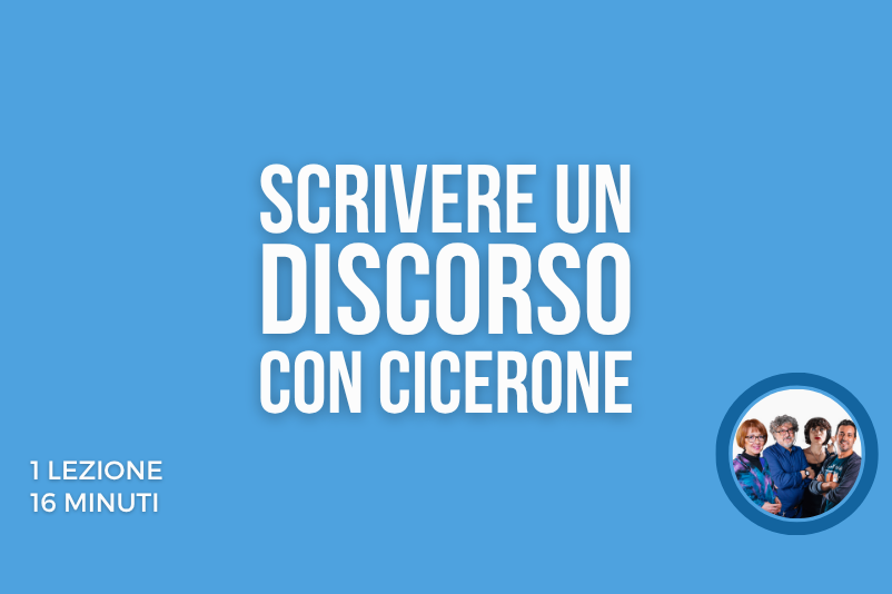 Scrivere un discorso con Cicerone